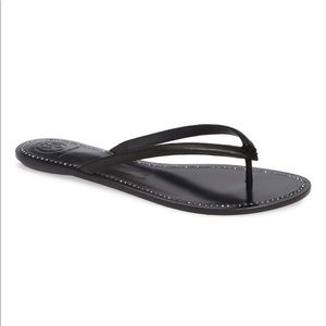 Tory Burch black liana thong sandal